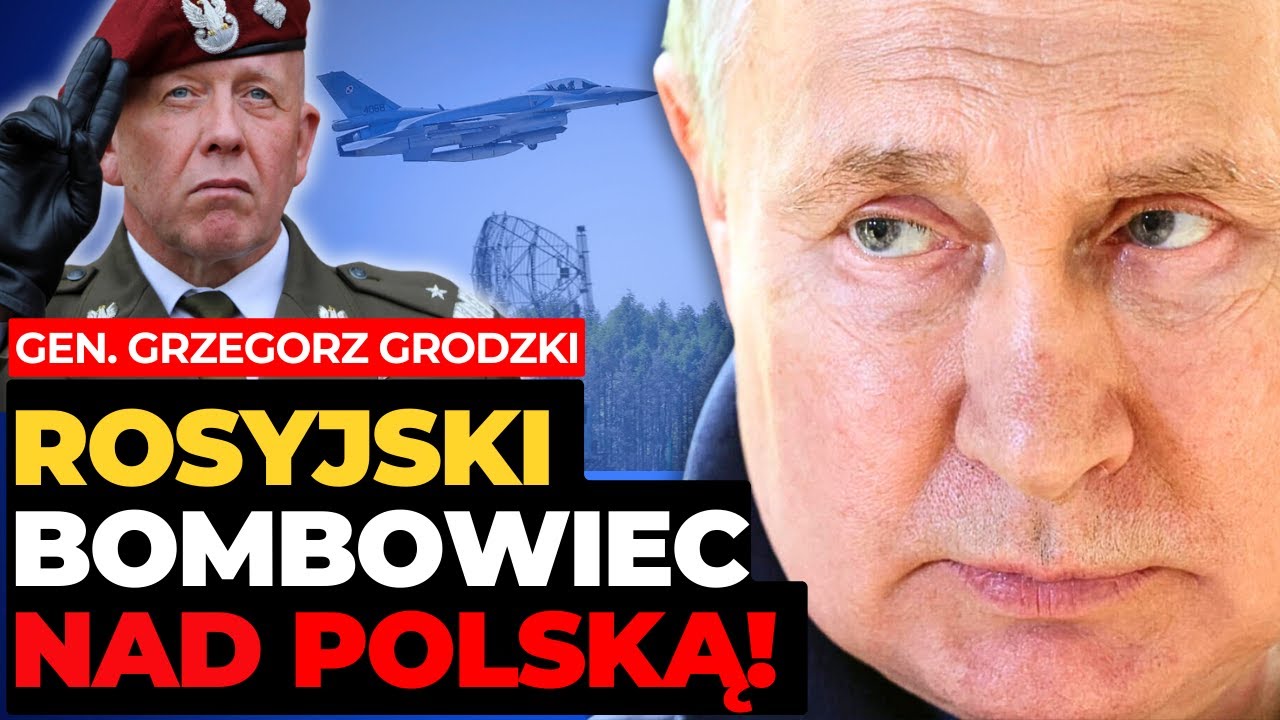 Generał Grodzki Ostrzega: Rosyjski samolot narusza granicę Polski!