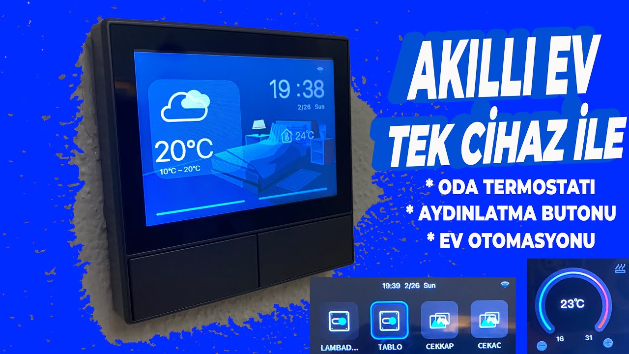 Sonoff NS Panel | ile evimizi akıllı eve dönüştürdük | Harika bir ürün ...#reklam