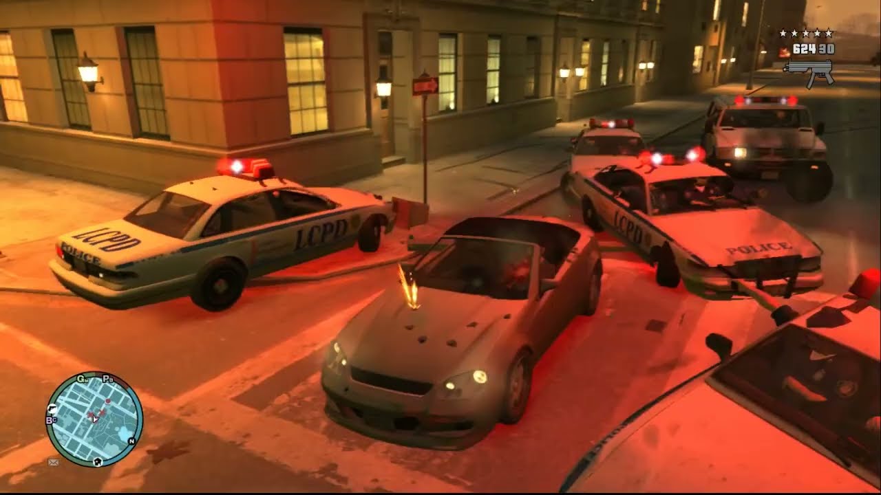 Niko’s Hotel Rampage | Police Chaos Hits the Streets – GTA IV