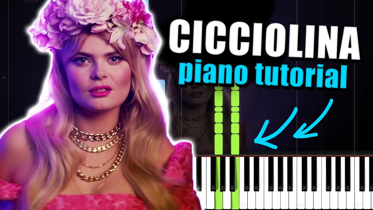 Erika Vikman - Cicciolina - PIANO TUTORIAL