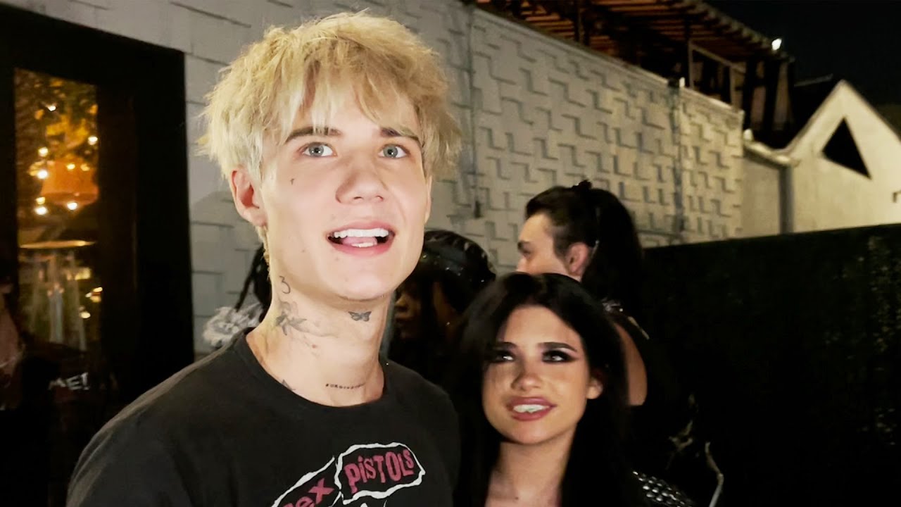 Nessa Barrett & Jaden Hossler Can't Keep Their Hands Off Each Other At Album Party! | Hollywire