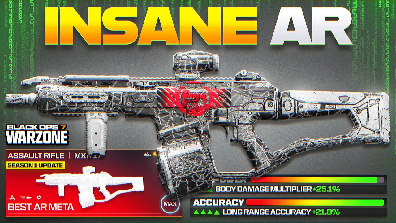 the *NEW* OVERPOWERED AR META LOADOUT for BO7 WARZONE! (Best Assault Rifle Class in COD WZ)