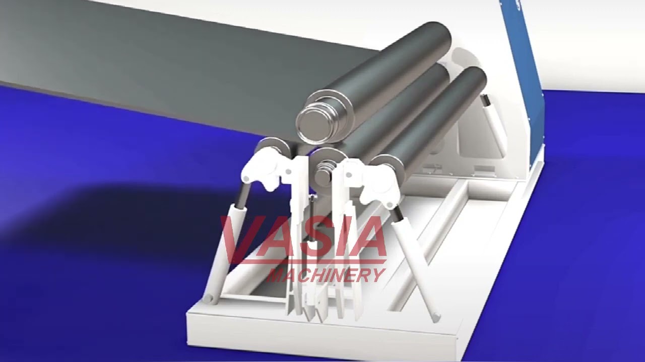 Working Principle Of 4 Rollers Plate Bending .---VASIA MACHINERY TECHNOLOGY
