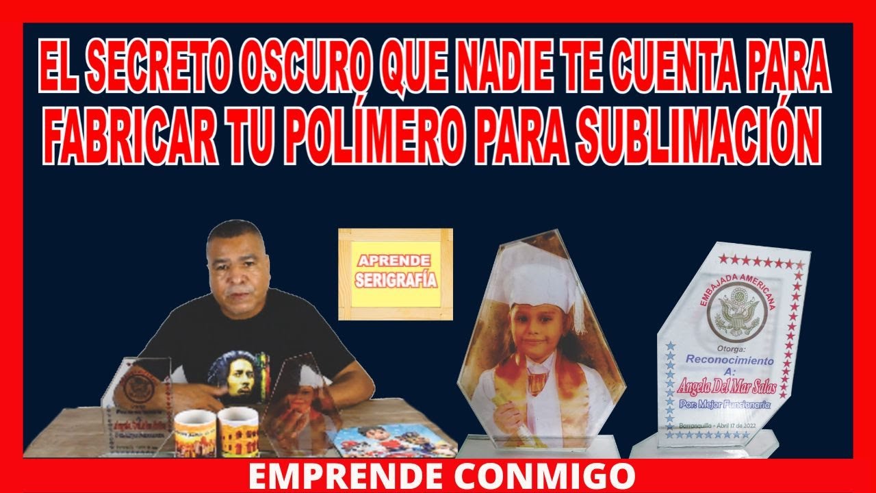 🚀😍EL SECRETO OSCURO QUE NADIE TE CUENTA PARA FABRICAR TU POLIMERO PARA SUBLIMACION.