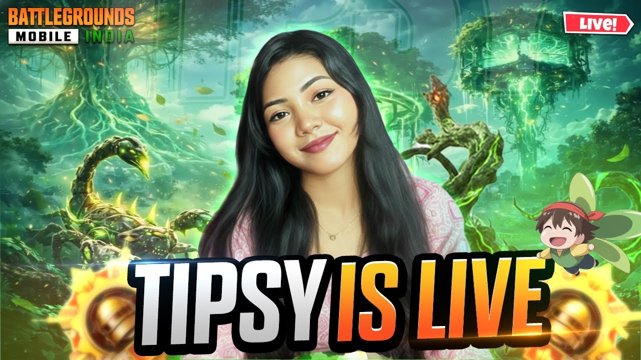 MG3 pagalu🥰🎀| ROAD TO 4K || FACECAM W TIPU🩷 || #bgmilive #girlgamer #short