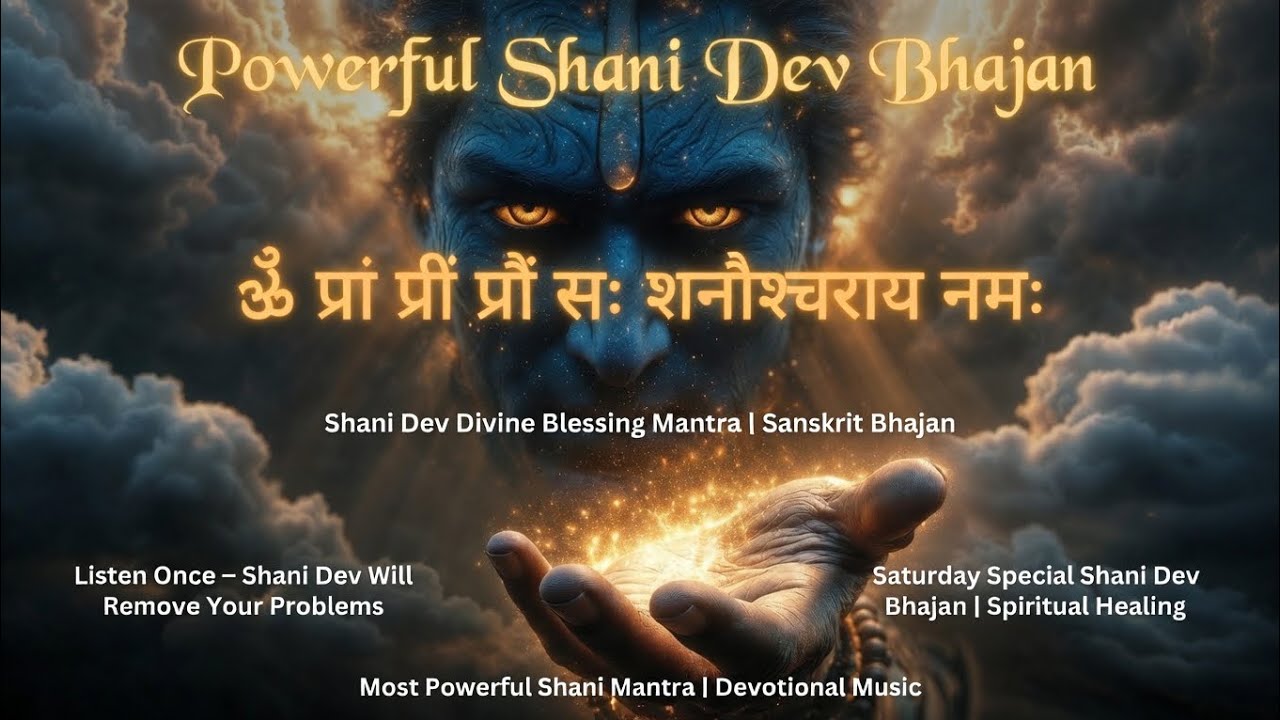 Powerful Shani Dev Bhajan | ॐ प्रां प्रीं प्रौं सः शनैश्चराय नमः | Devotional spiritual music