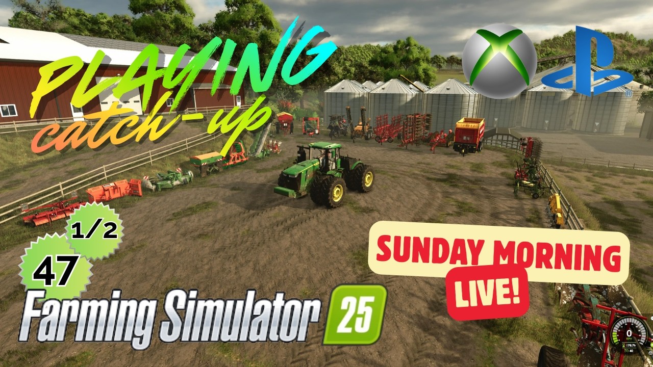 Where do we even start...? 😅| Ep47 1/2 | Riverbend | Live | PS5 | FS25
