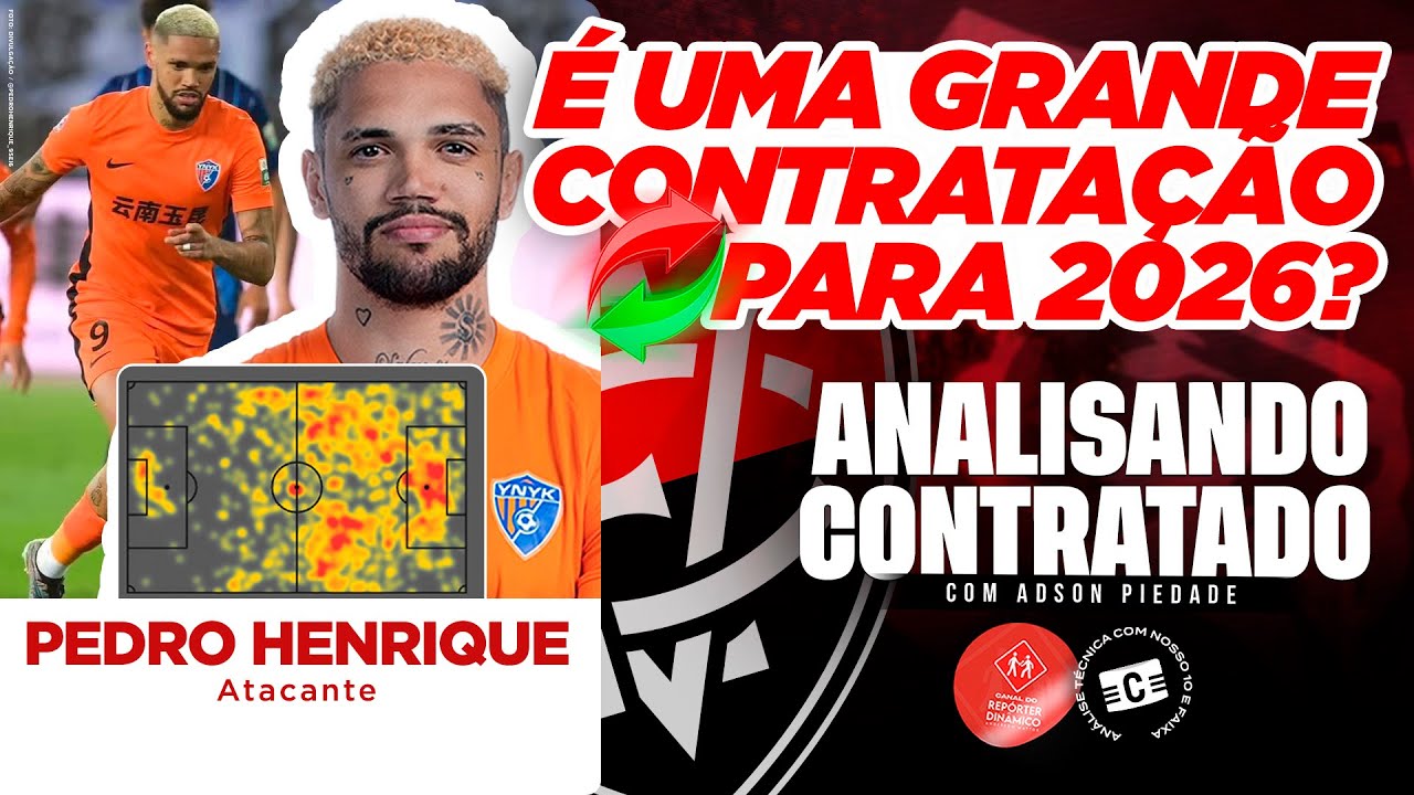 🔥 VAI AJUDAR O VITÓRIA? LANCES, GOLS E ANÁLISE DE PEDRO HENRIQUE