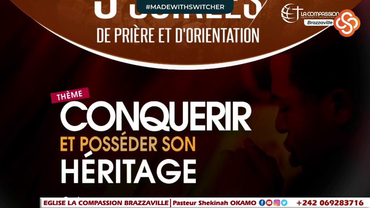 CONQUÉRIR ET POSSÉDER SON HÉRITAGE Part.1 Pasteur Shekinah OKAMO