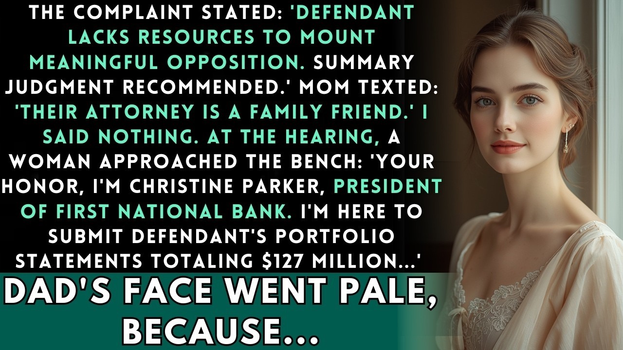 My Dad's Lawsuit Said 'She Has No Defense' — Then The Bank President Delivered Documents...