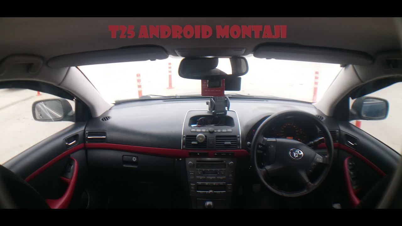 Toyota Avensis t25 android teyp montajı