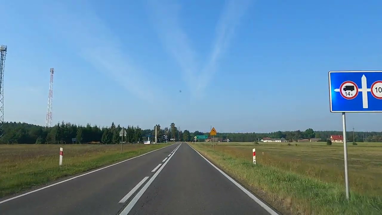 Driving SEJNY to AUGUSTÓW - 🇵🇱 Poland 🇵🇱