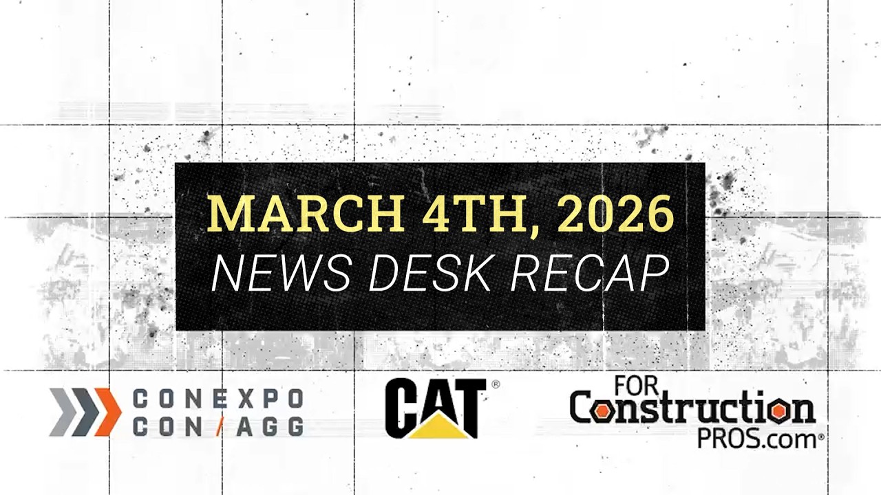 March 4 Newscast from CAT Broadcast Desk at ConExpo-Con/Agg 2026