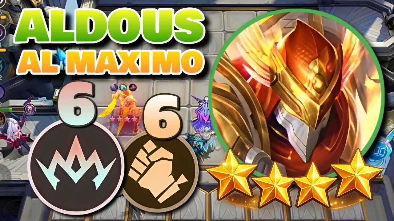 ALDOUS 4⭐ AL MÁXIMO 💥 Build y Daño Brutal