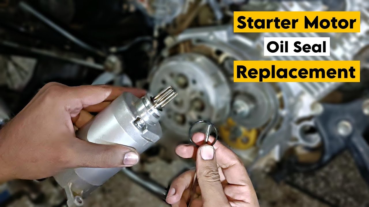 Starter Motor Oil Seal (O-Ring) Replacement Of a Bike | YBR125 | YAMAHA HONDA SUZUKI | KKVIDZ