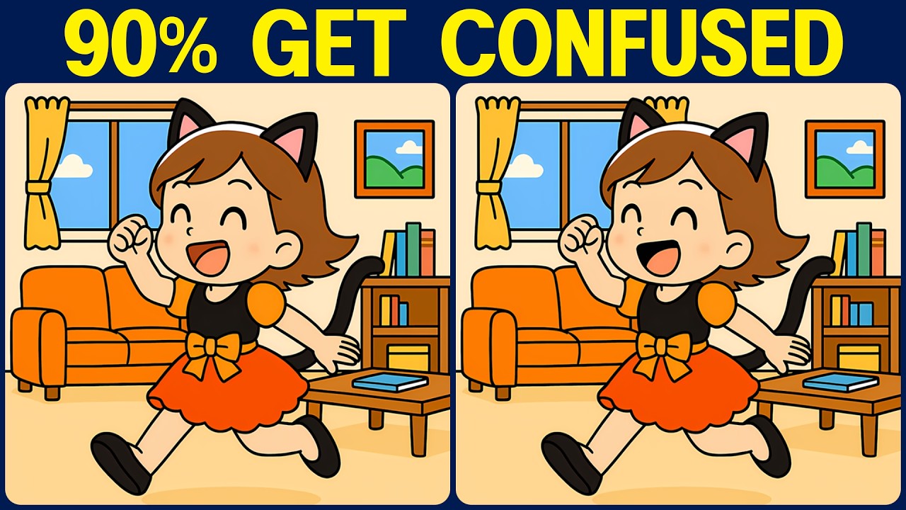 [Spot the Difference Brain Training] Use your sharp eyes and smart brain to solve this puzzle!