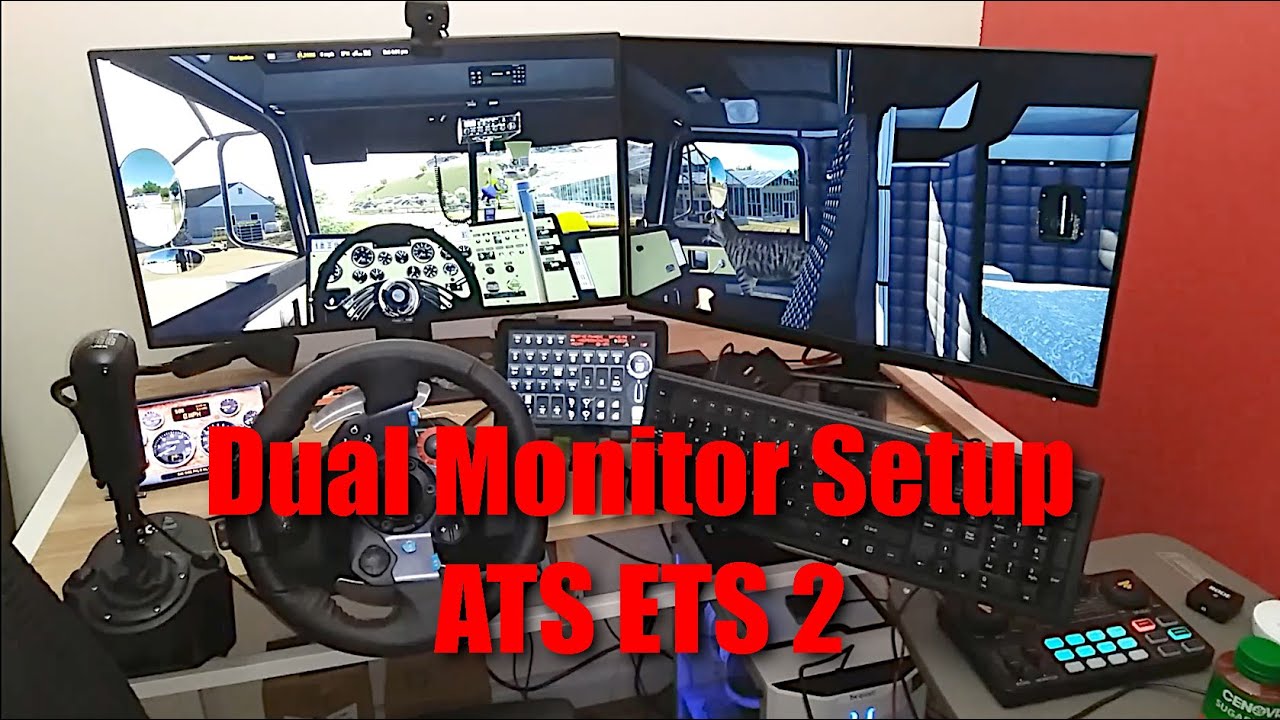 Как настроить два монитора в American Truck Simulator и Euro Truck Simulator 2