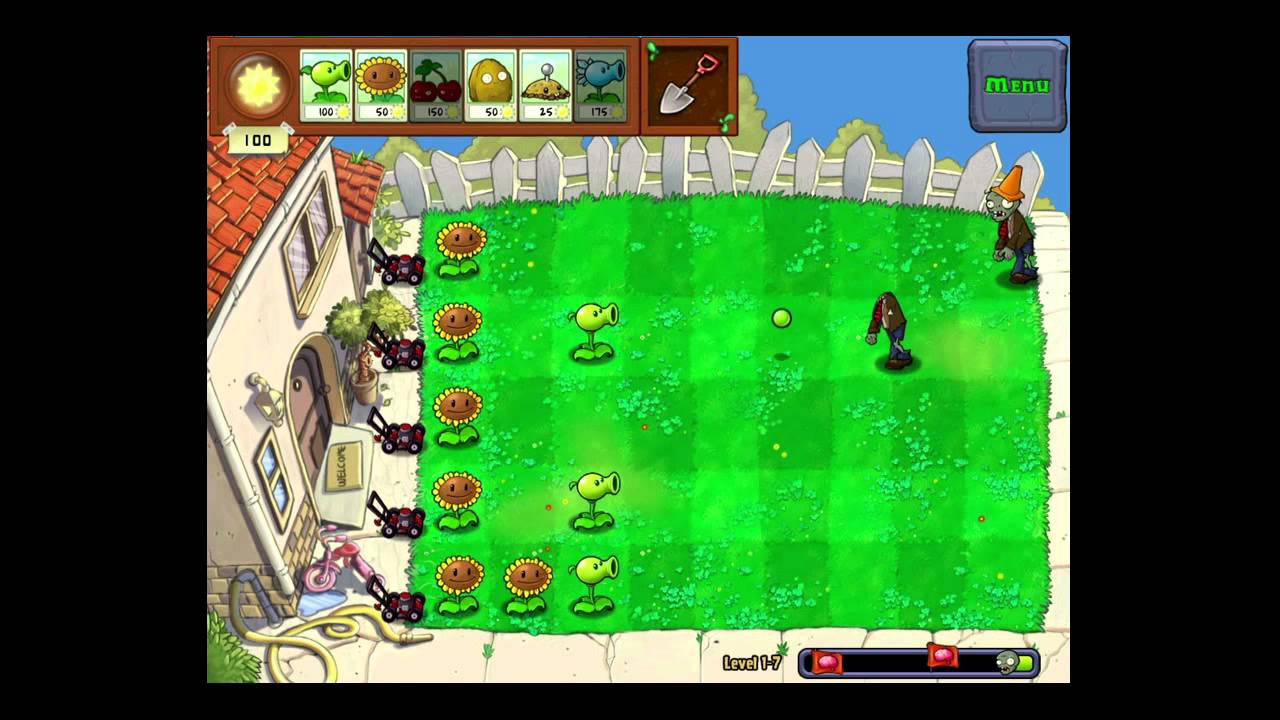 PvZ - Level 1-7