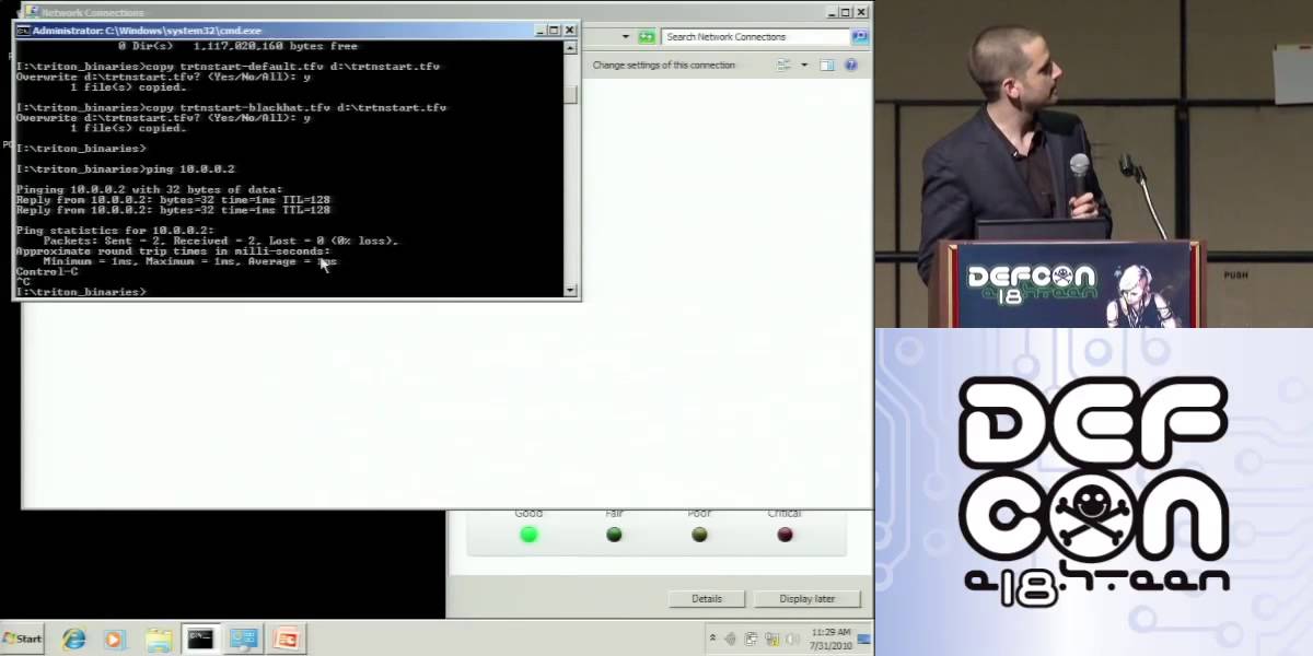 DEF CON 18 - Barnaby Jack - Jackpotting Automated Teller Machines Redux