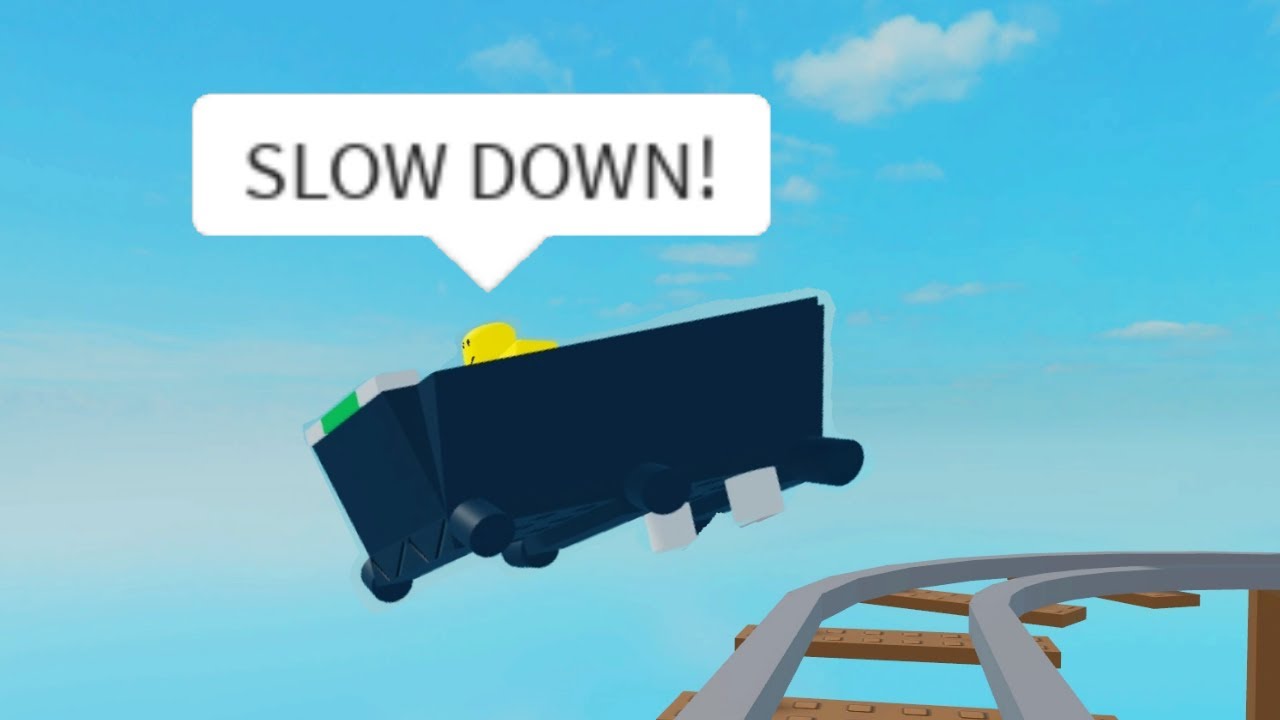 Опыт езды на тележке в ROBLOX