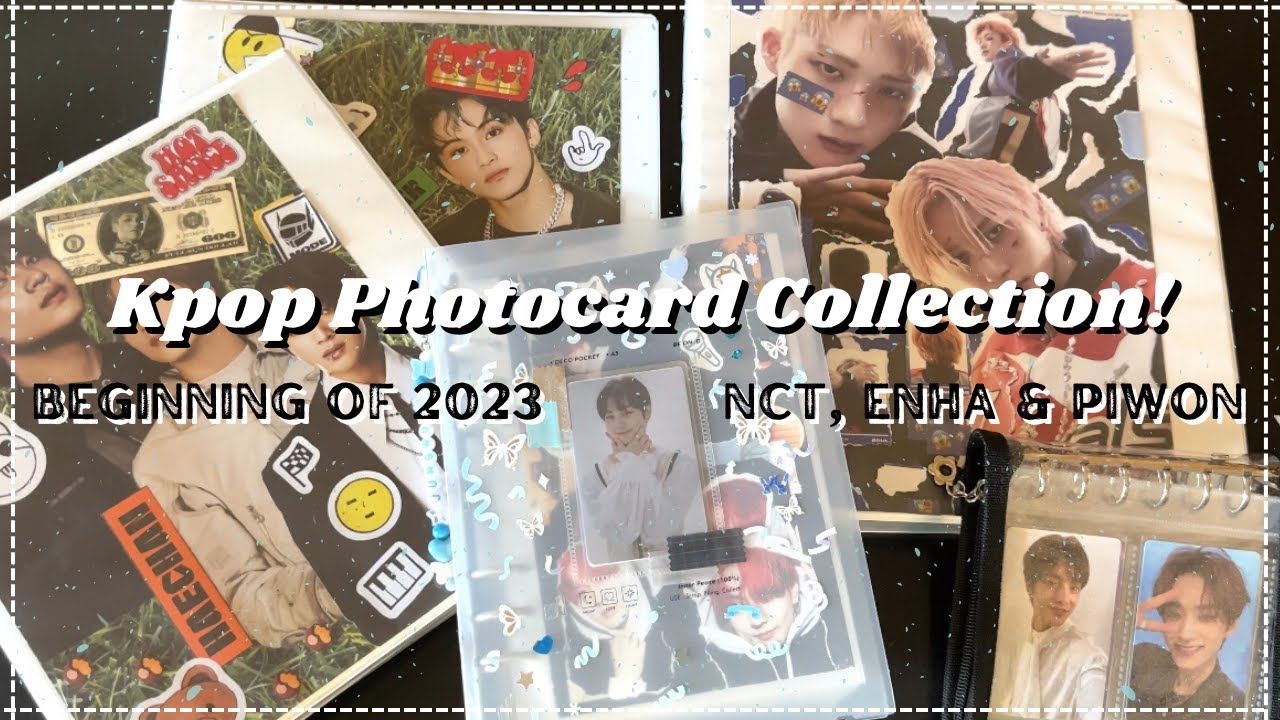 kpop photocard collection (jan 2023) - nct, enhypen and p1harmony!
