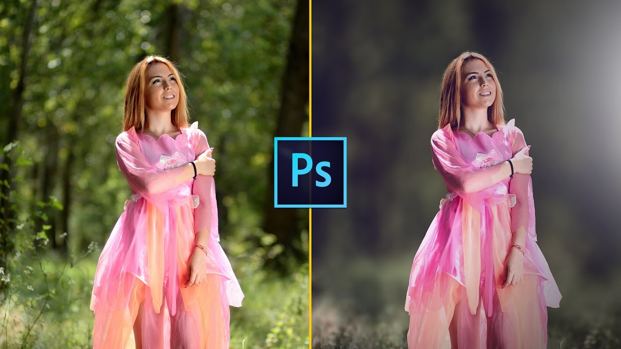 Photoshop cc Tutorial : Outdoor Portrait Edit (Girl-4) ❤