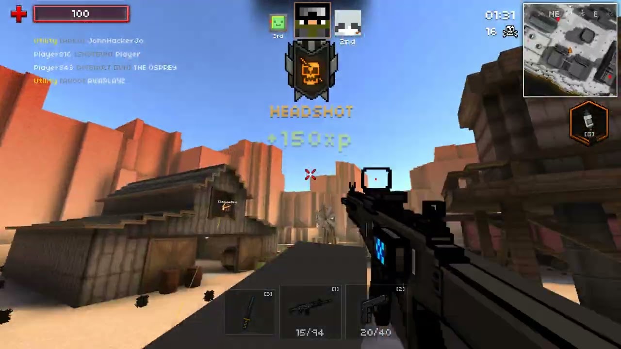 Rusty Pixel Strike 3D gameplay