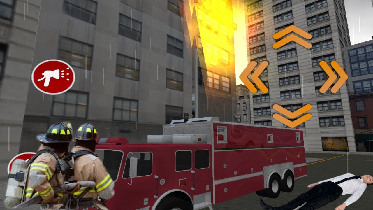 Real Fire Truck Driving Simulator 2022 - New Fire Fighting Fireman's Daily Job - Android GamePlay#17