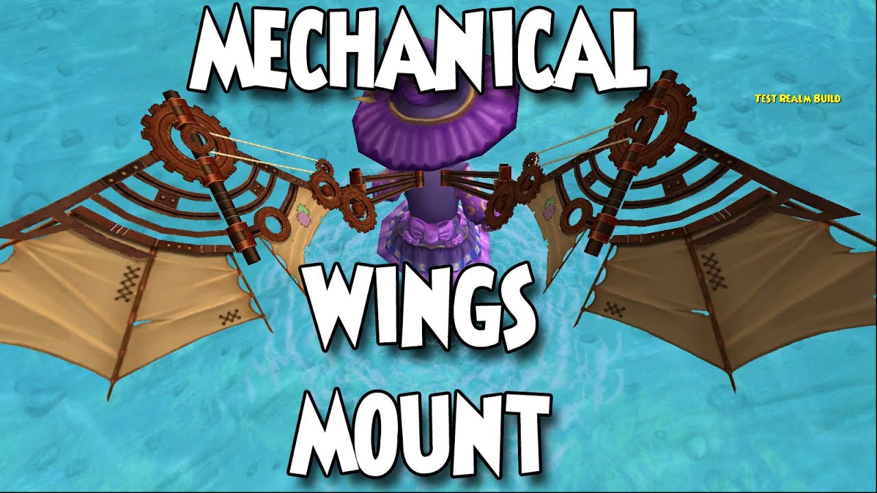 Wizard101: Обзор крепления механических крыльев