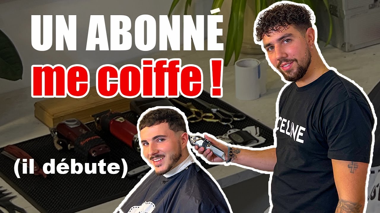 Un abonné DEBUTANT me coiffe ! Je le guide pour réussir son dégradé et s'améliorer !