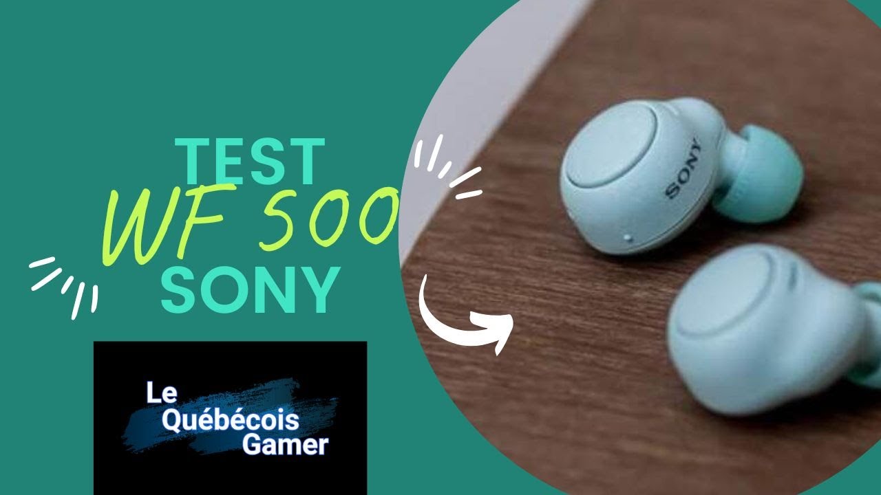 Test écouteur wf-c500 sony