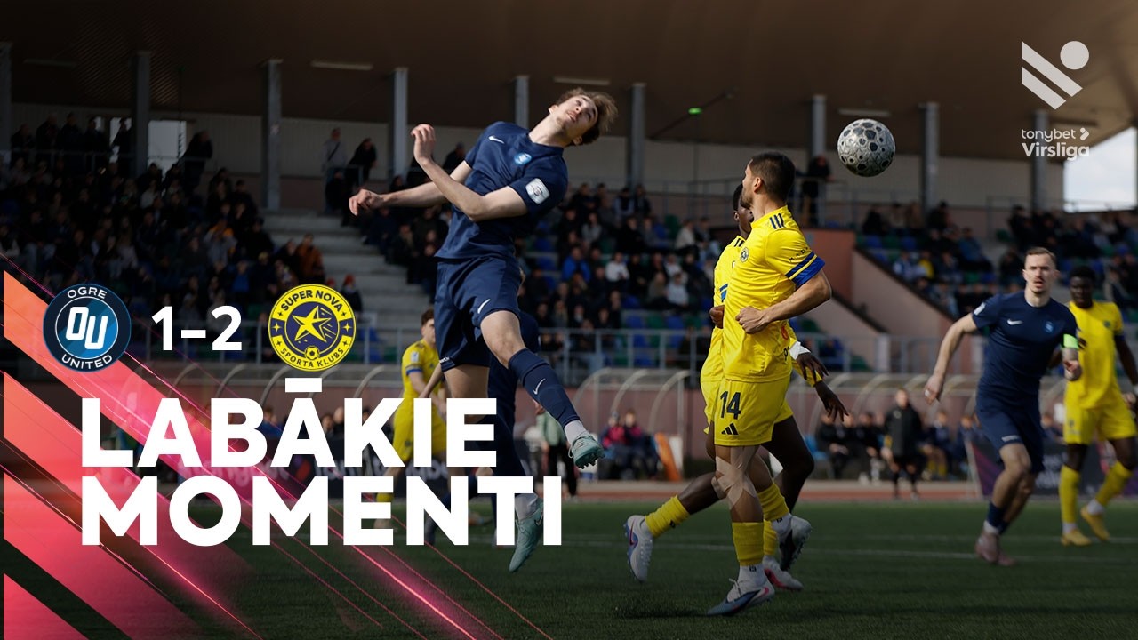 4. kārta: Ogre United 1:2 SK Super Nova (Labākie momenti)
