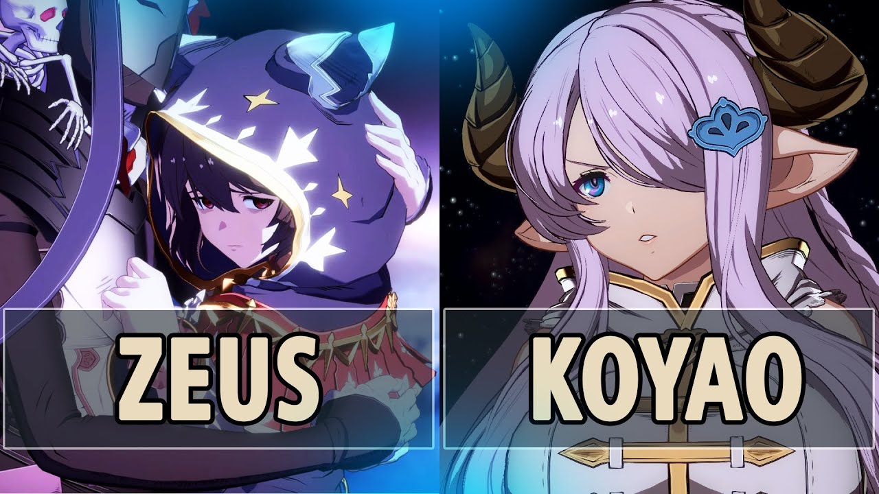 GBVSR: Zeus (Nier) Vs Koyao (Narmaya) | High Level Gameplay.