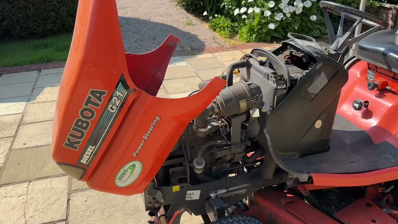 Kubota G21 Fan Belt Replacement