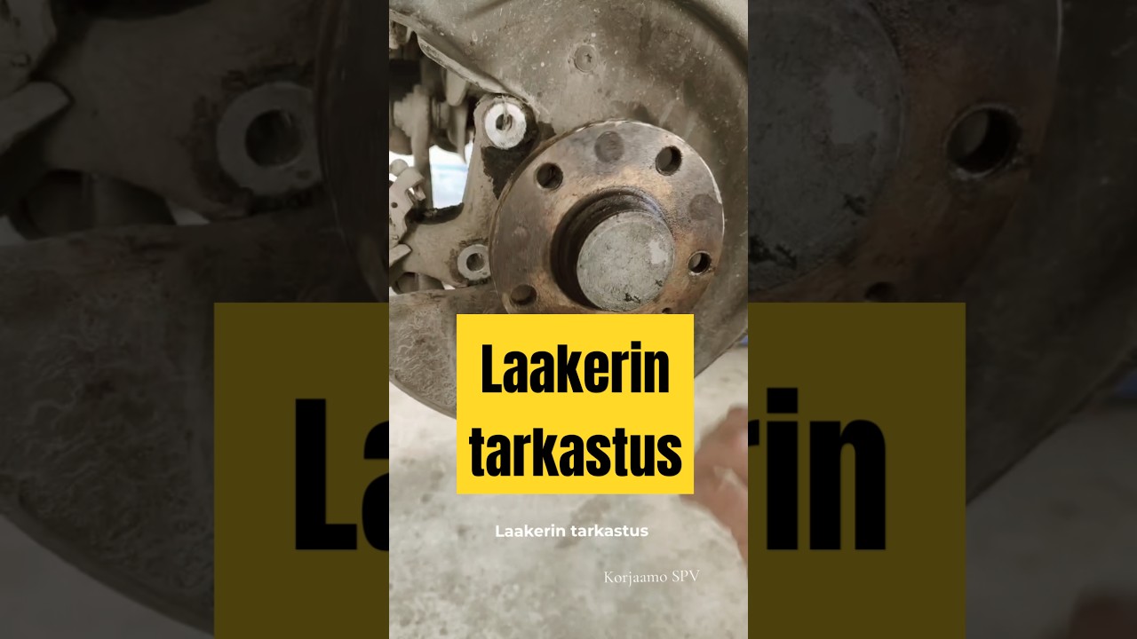 Laakerin tarkastus #Tampere #autohuolto #auto #Laakeri #Tarkastus