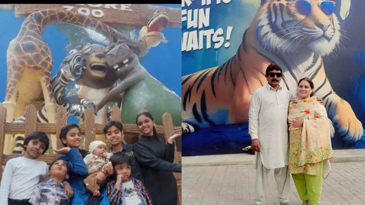 Aj hum sab Lhore zoo gaye bhat enjoy kiya😍