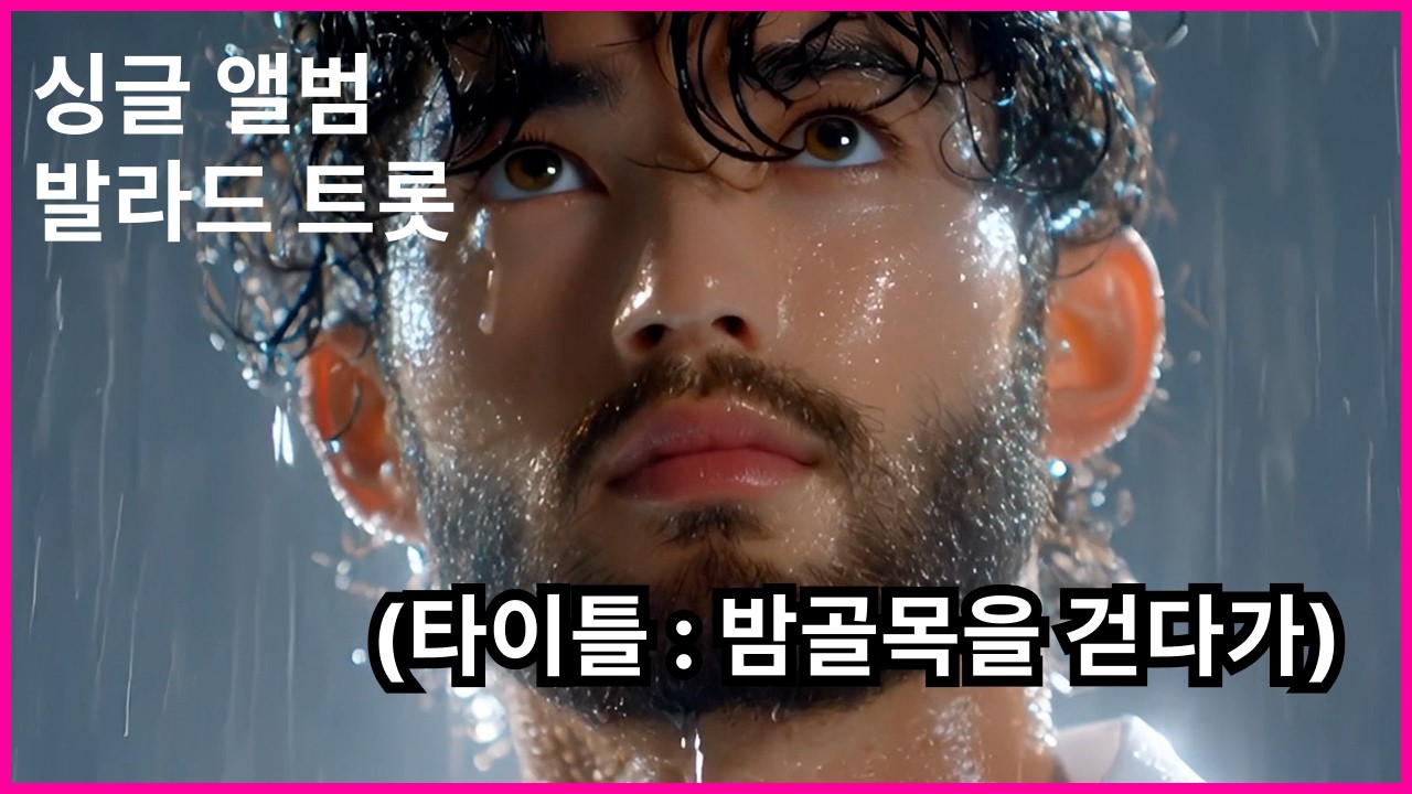 [강파도] 신곡! 눈물샘 폭발 트로트 발라드 MV |  밤골목을 걷다가