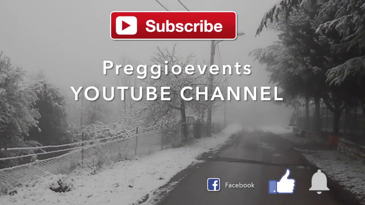 SORPRESA !!! Prima nevicata a Preggio