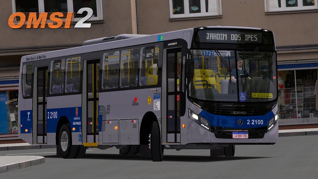 OMSI 2 - LANÇAMENTO! ÔNIBUS EXTREMAMENTE REALISTA | Caio Apache VIP IV MB OF-1721L BT5 padrão SP
