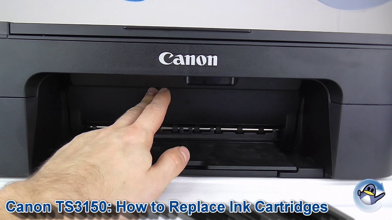 Canon Pixma TS3150/TS3151: как заменить чернильные картриджи