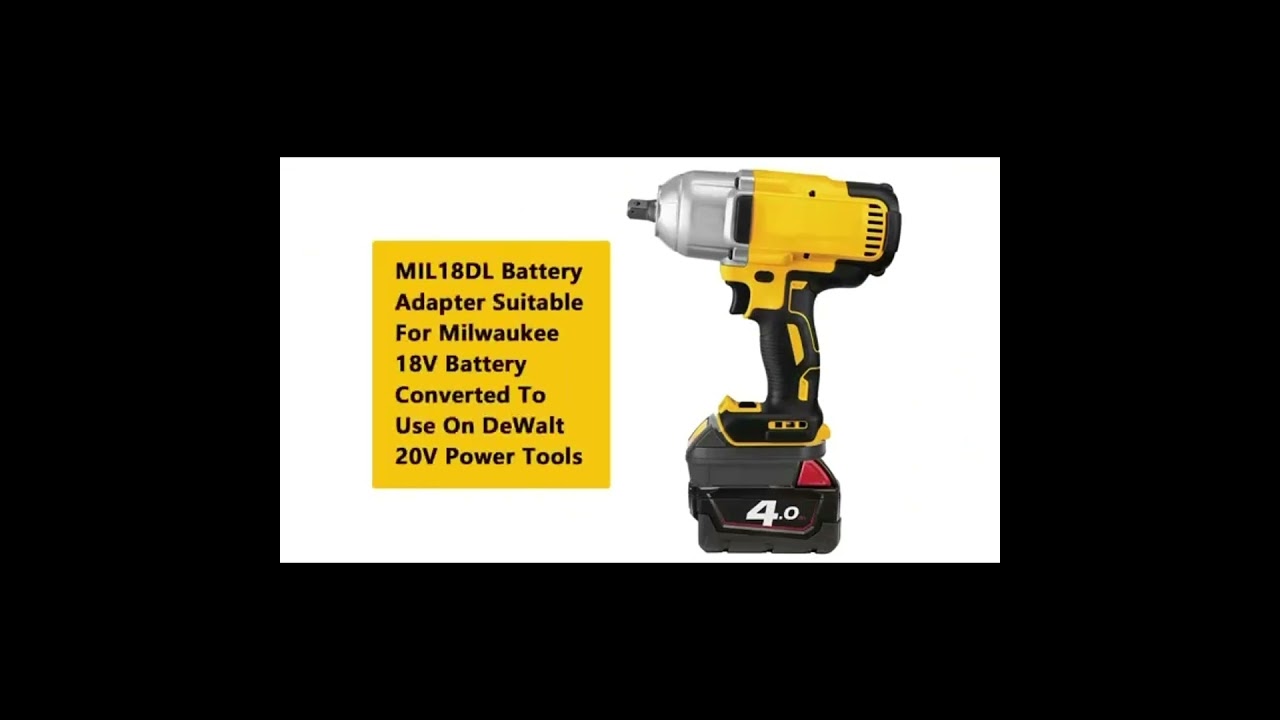 Use Milwaukee M18 Batteries on Dewalt Tools &ndash; Cross-Brand Adapter Hack!