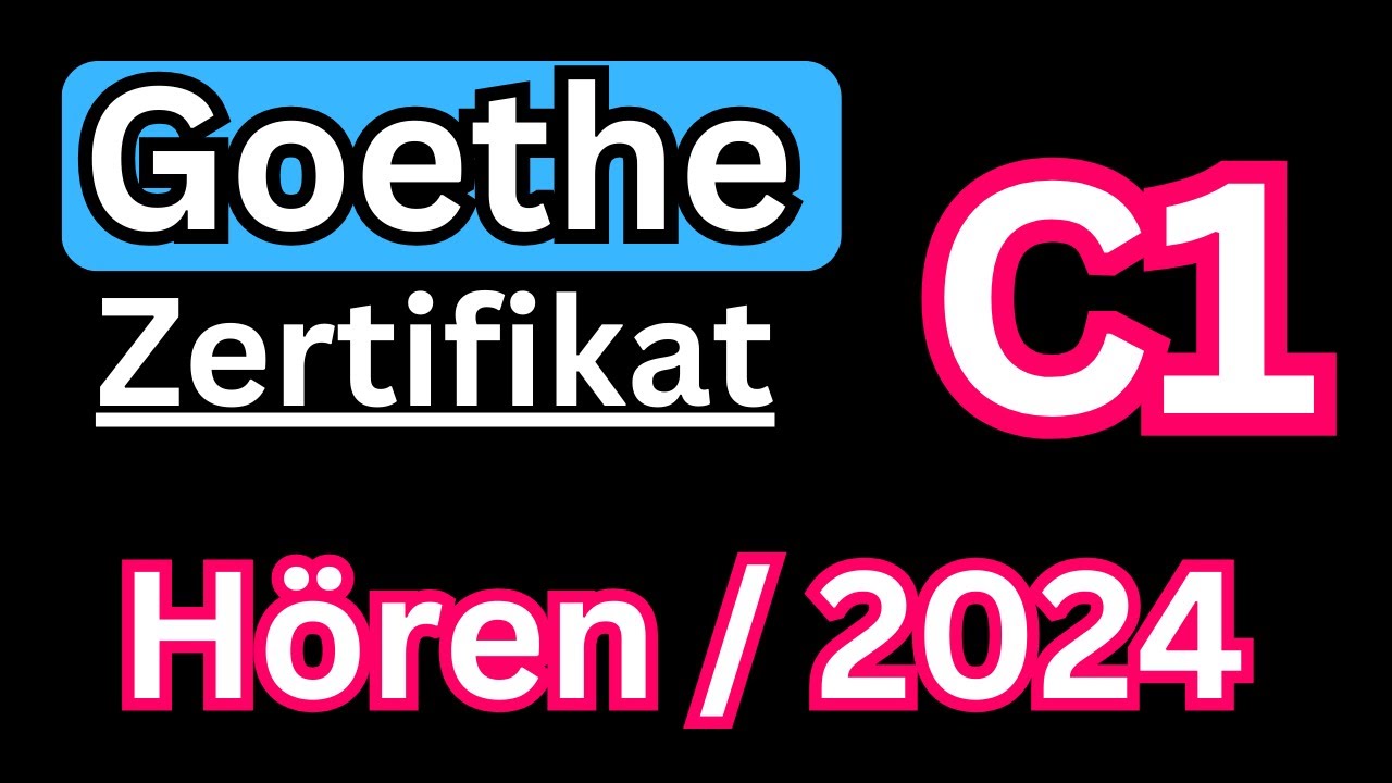 Hören C1 – Goethe Zertifikat - Test 2