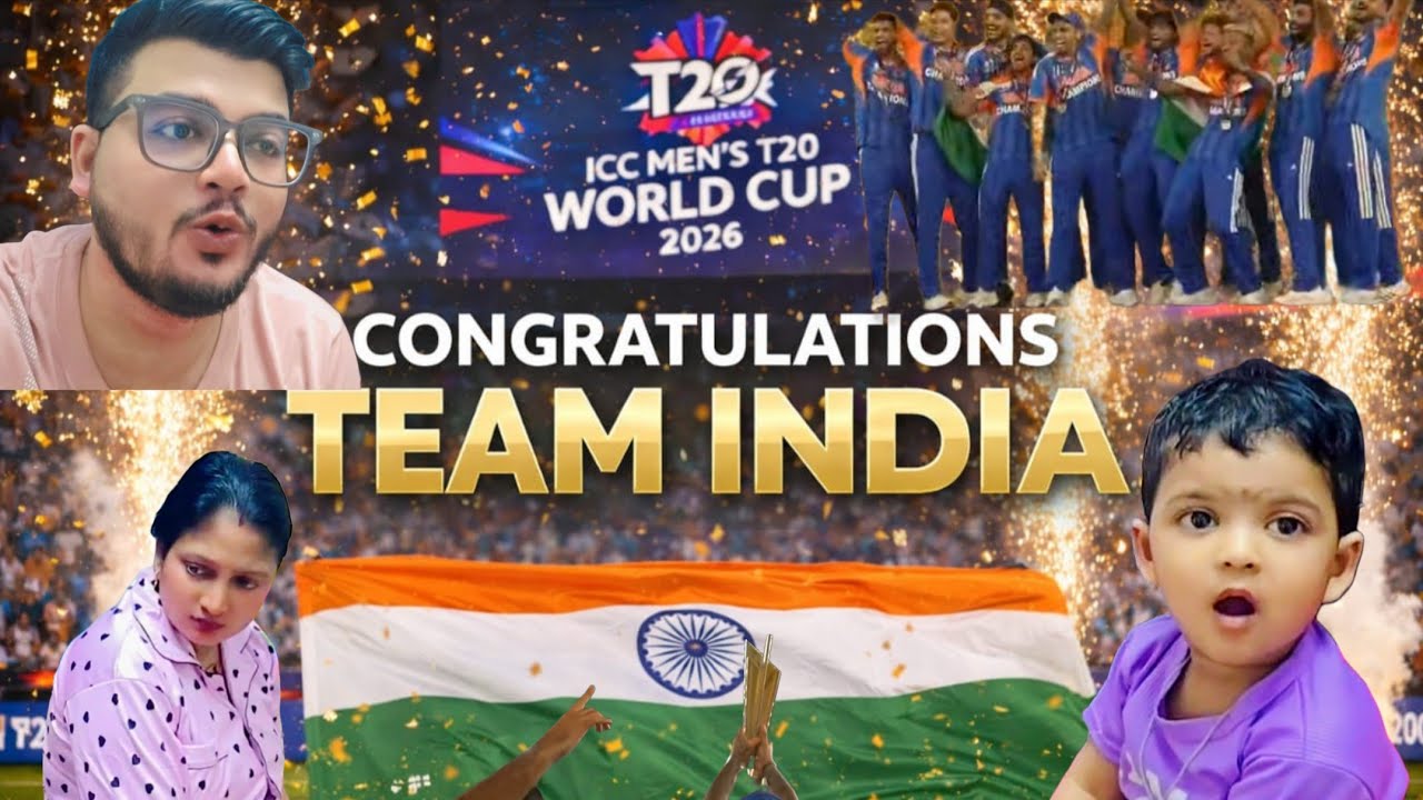 T20 World Cup Final Celebration Vlog | Team India Victory Jashn 🏆 #T20WorldCup2026 #viral