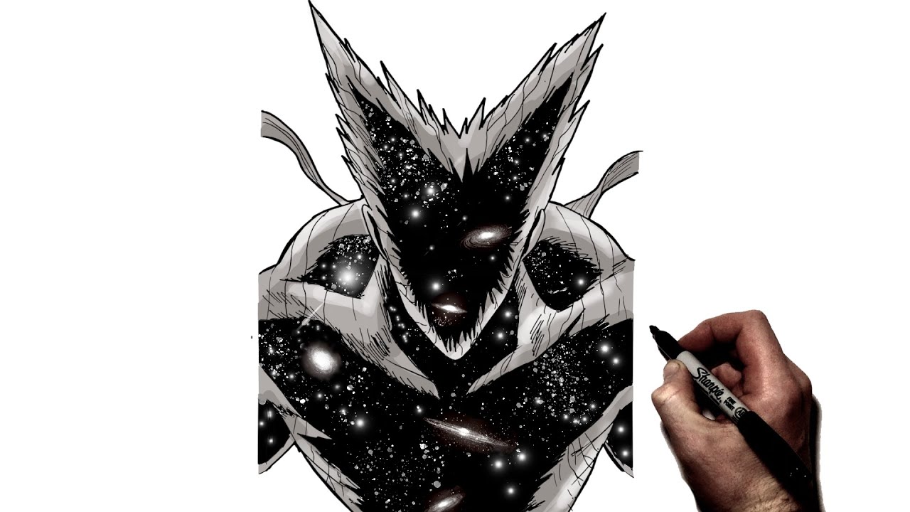 How To Draw Cosmic Garou | Step By Step | One Punch Man