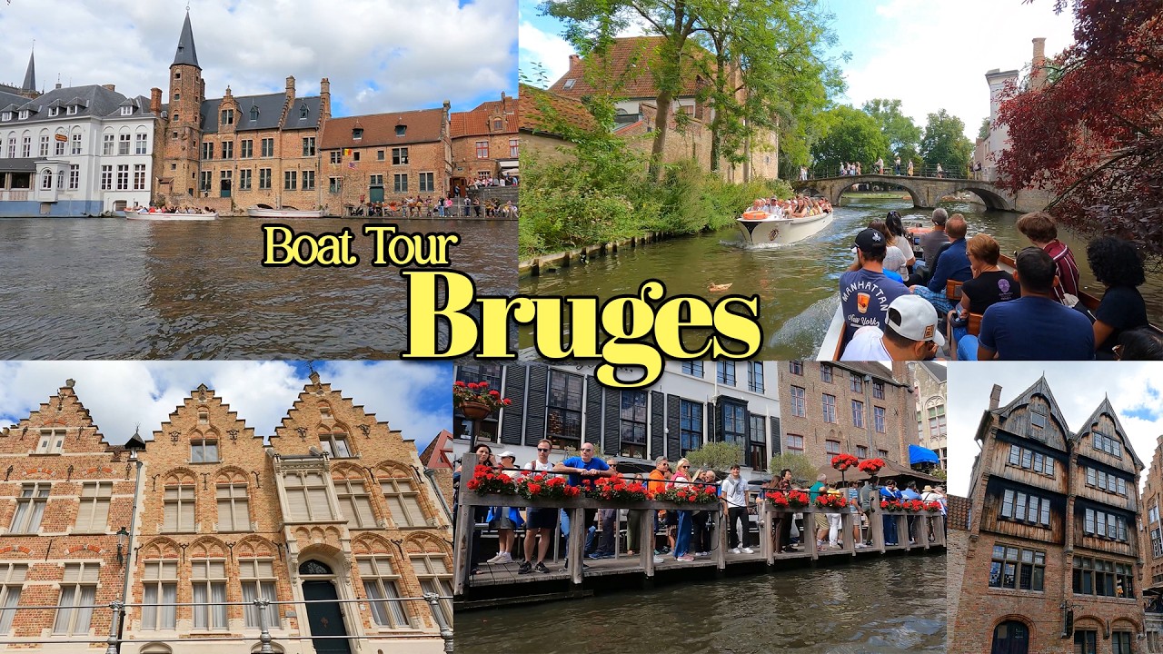 Прогулка на катере по Брюггскому каналу