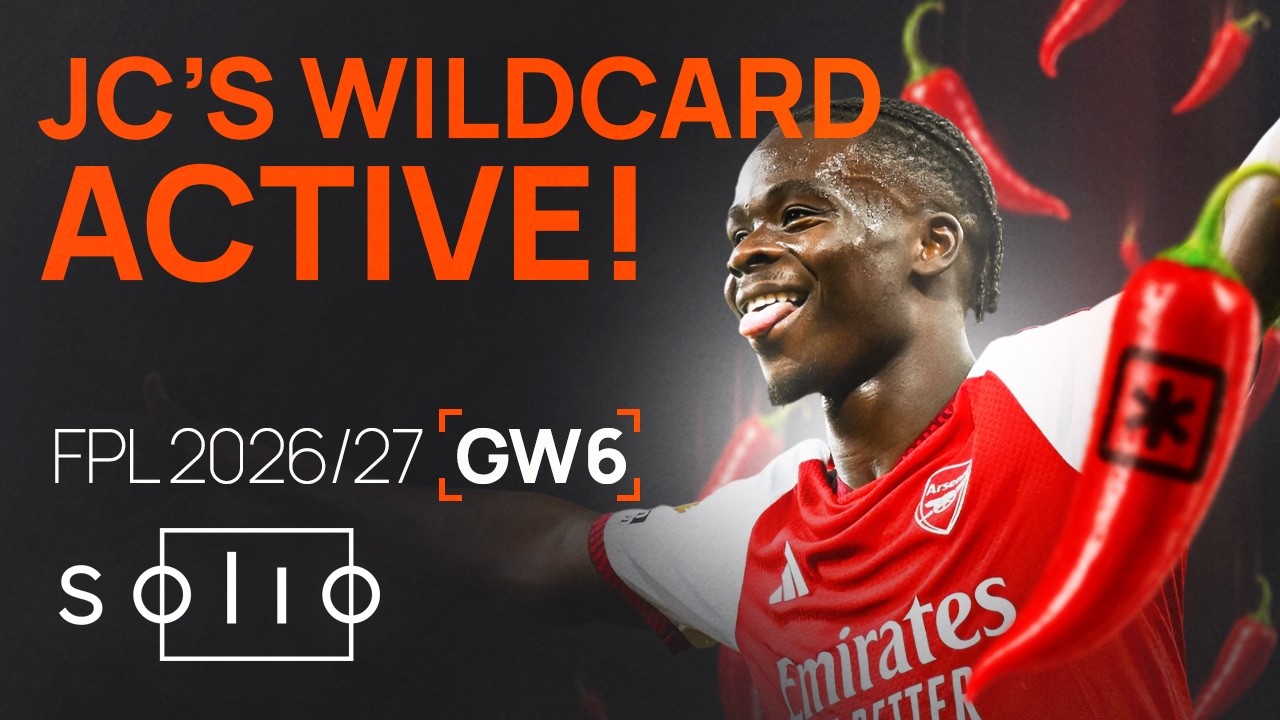 6-й тур FPL &mdash; Wildcard от JC активирован! 🌶️