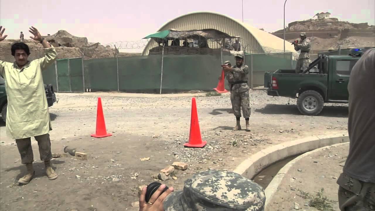 Afghan Border Police Training and Graduation (b-roll)