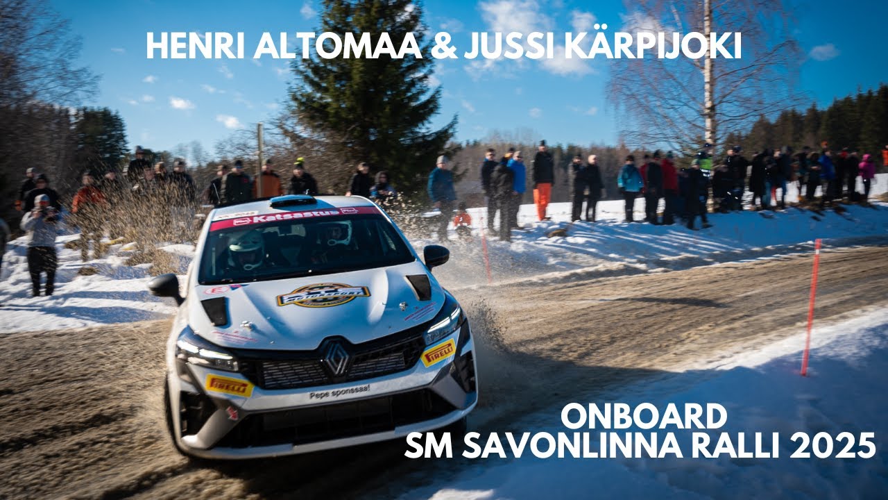 SM Savonlinna ralli 2025 EK4 Altomaa / Kärpijoki