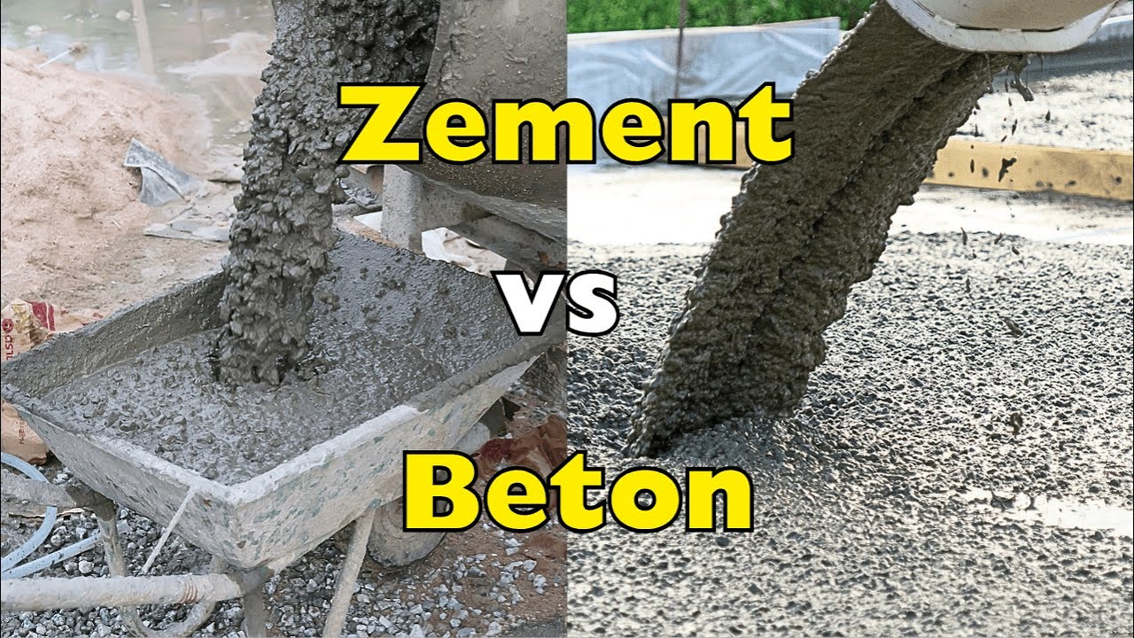 Was ist der Unterschied zwischen Zement und Beton? (Die meisten Leute liegen falsch!)