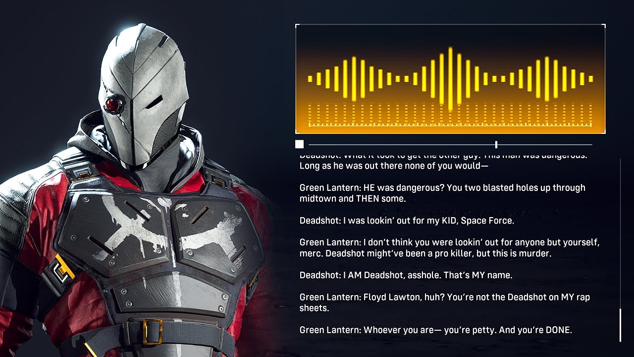 All Deadshot Double Tap Calls (A.R.G.U.S Tapes) - Suicide Squad Kill the Justice League